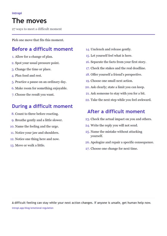 The cover of The moves