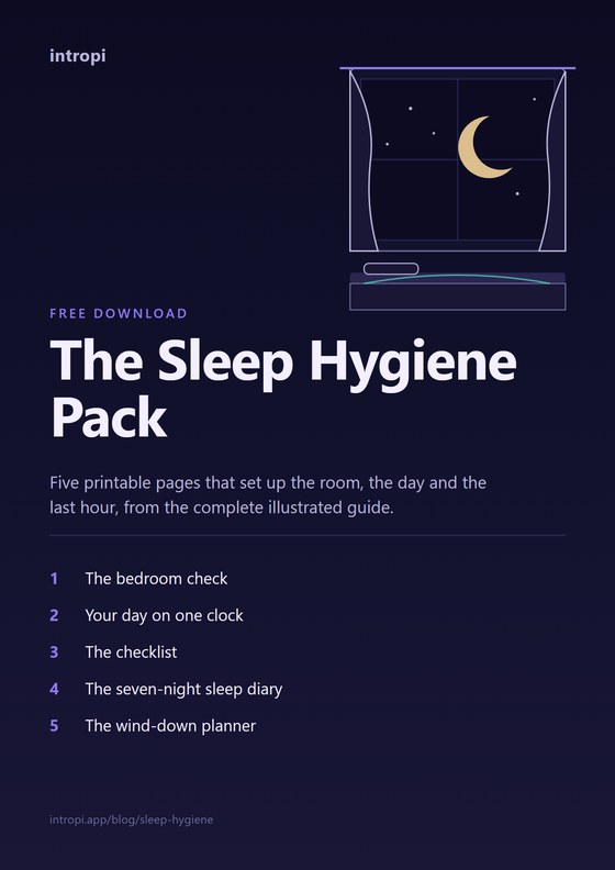 The cover of The Sleep Hygiene Pack